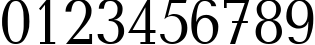 Пример написания цифр шрифтом XBaltica_90n