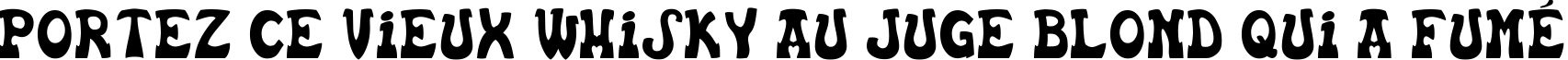 Пример написания шрифтом Basc текста на французском