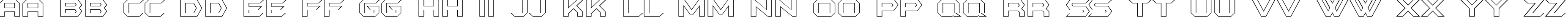 Пример написания английского алфавита шрифтом BatmanForeverOutline