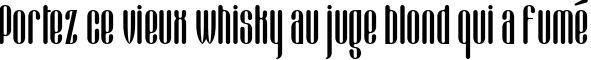 Пример написания шрифтом BattleStation текста на французском