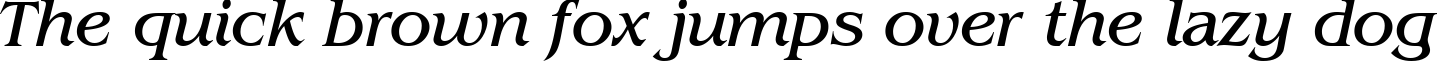 Пример написания шрифтом Book Italic текста на английском