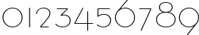 Пример написания цифр шрифтом BernhardFashion BT