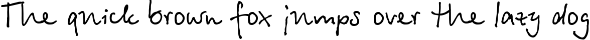 Пример написания шрифтом Normal Cyrillic текста на английском
