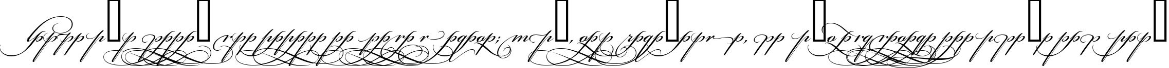 Пример написания шрифтом Bickham Script Alt Three текста на испанском