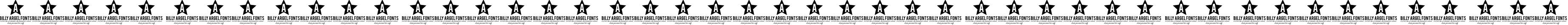Пример написания шрифтом BILLY ARGEL FONT текста на русском