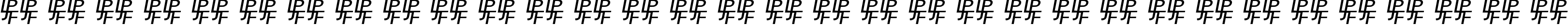 Пример написания русского алфавита шрифтом Birmingham Sans Serif