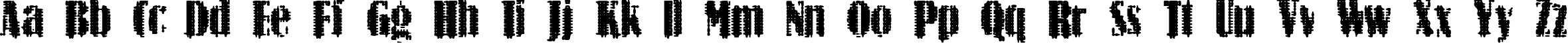 Пример написания английского алфавита шрифтом BN-ArNoN