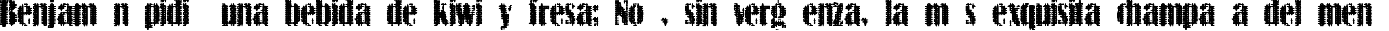 Пример написания шрифтом BN-ArNoN текста на испанском