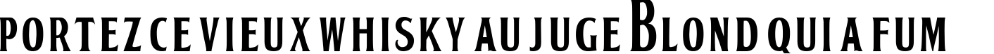 Пример написания шрифтом BOOTLE текста на французском