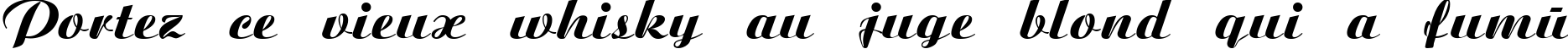 Пример написания шрифтом Boyarsky Bold Italic:00 текста на французском