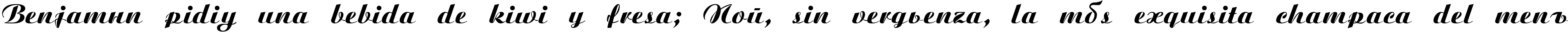 Пример написания шрифтом Boyarsky Bold Italic:00 текста на испанском