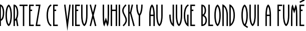 Пример написания шрифтом BraveWorld текста на французском