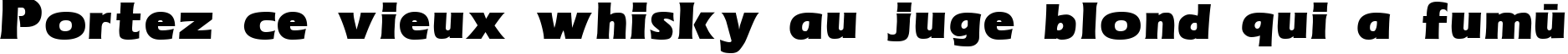 Пример написания шрифтом Breaker текста на французском