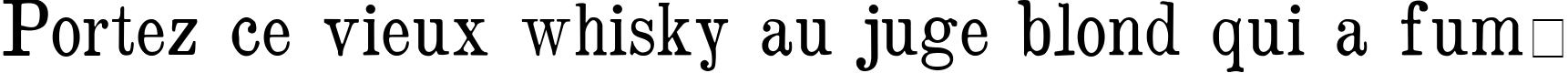 Пример написания шрифтом Brokgauz & Efron текста на французском