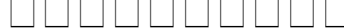 Пример написания цифр шрифтом BrushScript