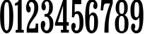 Пример написания цифр шрифтом Bruskovaya Compressed Plain:001.001
