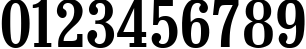Пример написания цифр шрифтом Bruskovaya Plain:001.001