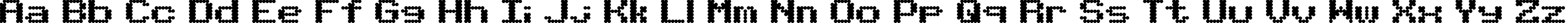 Пример написания английского алфавита шрифтом BubbleBath