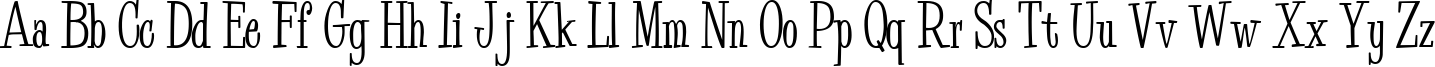 Пример написания английского алфавита шрифтом Bud Easy Medium