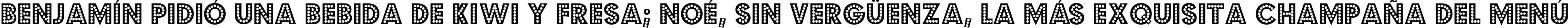 Пример написания шрифтом Budmo Jiggler текста на испанском
