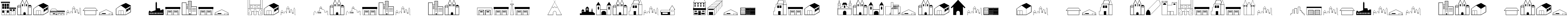 Пример написания шрифтом Buildings текста на испанском