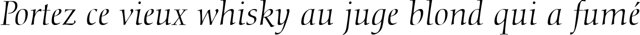 Пример написания шрифтом Calligraphic 810 Italic BT текста на французском