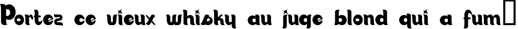 Пример написания шрифтом Candy Store BV текста на французском