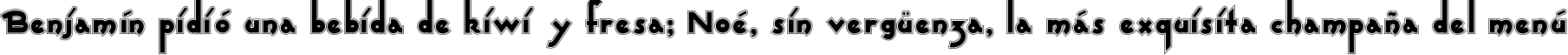 Пример написания шрифтом CaptainSwabby текста на испанском