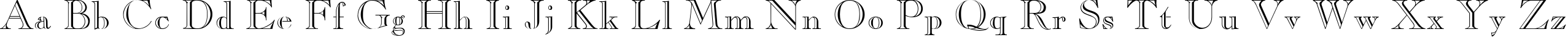 Пример написания английского алфавита шрифтом CasperOpenFace Plain:001.003