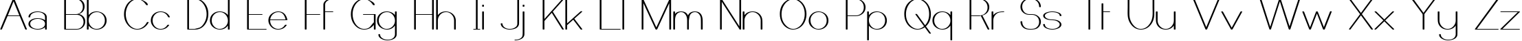 Пример написания английского алфавита шрифтом Castorgate