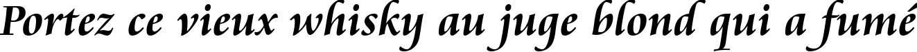 Пример написания шрифтом Cataneo Bold BT текста на французском