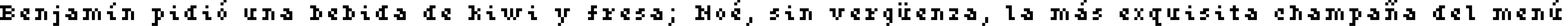 Пример написания шрифтом ceriph 05_56 текста на испанском