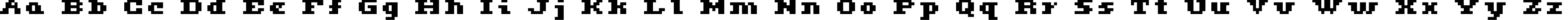 Пример написания английского алфавита шрифтом ceriph 05_64