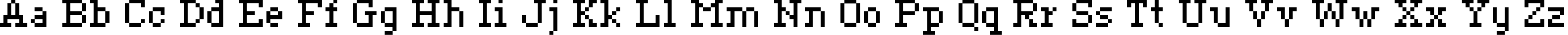 Пример написания английского алфавита шрифтом ceriph 07_55
