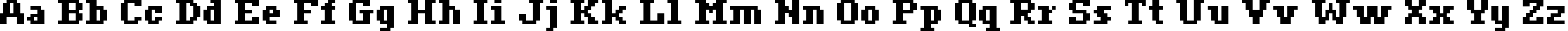 Пример написания английского алфавита шрифтом ceriph 07_65
