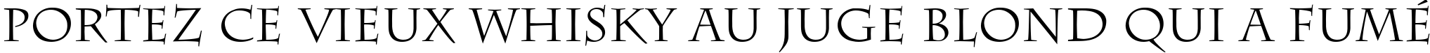 Пример написания шрифтом Charlesworth текста на французском