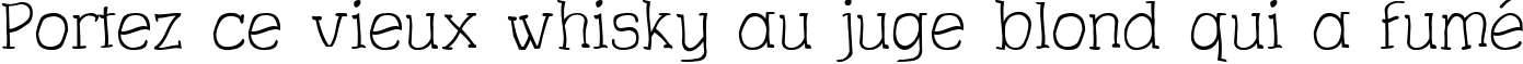 Пример написания шрифтом Charrington Roughened текста на французском