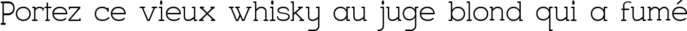 Пример написания шрифтом Charrington Strewn текста на французском