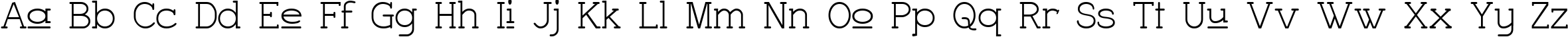 Пример написания английского алфавита шрифтом Charrington Upper