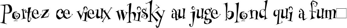 Пример написания шрифтом Cheshirskiy Cat Roman текста на французском