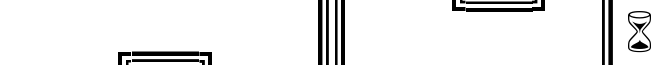 Пример написания цифр шрифтом Chess Alpha