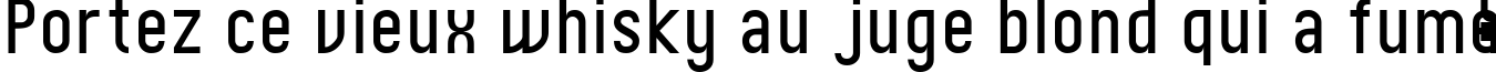 Пример написания шрифтом Chica Mono текста на французском