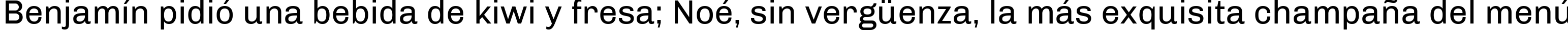 Пример написания шрифтом Chivo текста на испанском