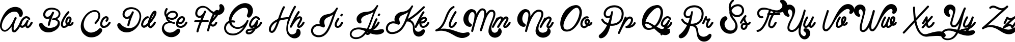 Пример написания английского алфавита шрифтом Clear Line - PERSONAL USE ONLY