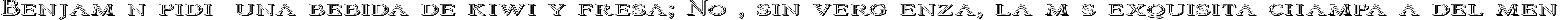 Пример написания шрифтом Coltaine No 2 текста на испанском