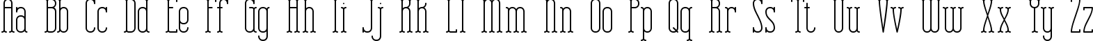 Пример написания английского алфавита шрифтом Combustion Plain BRK