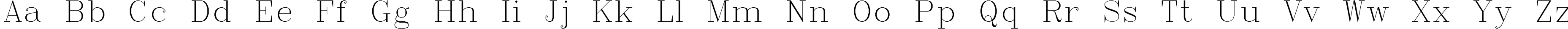 Пример написания английского алфавита шрифтом Complex