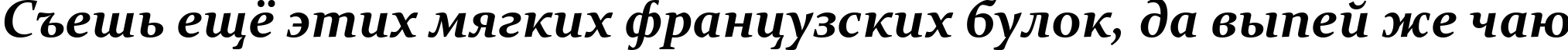 Пример написания шрифтом Constantia Bold Italic текста на русском