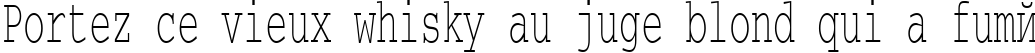 Пример написания шрифтом CourierCTT_55 текста на французском