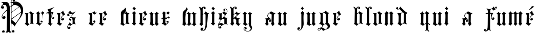 Пример написания шрифтом Courtrai текста на французском